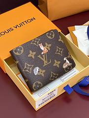 LV Monogram Forest Multiple Wallet M27057 - 11.5x9x1.5cm - 6