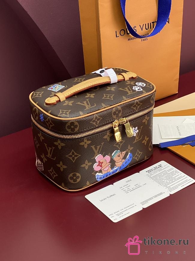 LV Vivienne Nice Mini Monogram Snowy Pearl M26647 - 20x13.5x12cm - 1