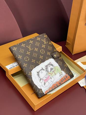 LV Travels With Grace Coddington Desk Agenda Cover MM GI1395 - 23x18x2cm