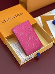 LV Pocket Organizer Monogram Heritage Pink M26839 - 11.1x7.5x1cm - 2