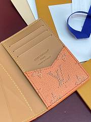 LV Pocket Organizer Monogram Heritage Orange - 11.1x7.5x1cm - 3
