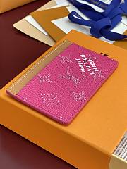 LV Card Holder Monogram Heritage Pink M27115 - 11x7x0.5cm - 6