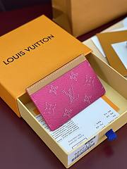 LV Card Holder Monogram Heritage Pink M27115 - 11x7x0.5cm - 5