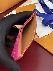 LV Card Holder Monogram Heritage Pink M27115 - 11x7x0.5cm - 3