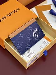 LV Card Holder Monogram Heritage Blue M27116 - 11x7x0.5cm  - 1