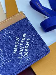 LV Card Holder Monogram Heritage Blue M27116 - 11x7x0.5cm  - 6