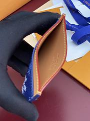 LV Card Holder Monogram Heritage Blue M27116 - 11x7x0.5cm  - 4