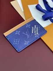 LV Card Holder Monogram Heritage Blue M27116 - 11x7x0.5cm  - 3