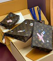 LV Vivienne Trio Toilet Pouch Monogram Snowy Pearl M15357 - 25x20x5.5cm - 3