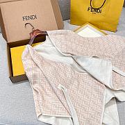 Fendi Poncho Camilia Colour Wool Cashmere And Silk Poncho - 2