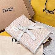 Fendi Poncho Camilia Colour Wool Cashmere And Silk Poncho - 4