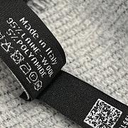 Chanel Scarf Reversible Diamond Quilt Black Gray - 3