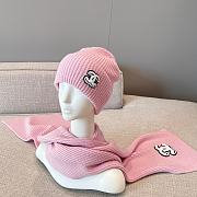 Chanel Combo Scarf/Beanie Cashmere Pink - 1
