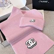 Chanel Combo Scarf/Beanie Cashmere Pink - 2