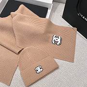 Chanel Combo Scarf/Beanie Cashmere Beige - 5