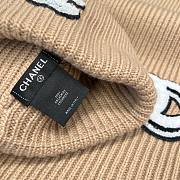 Chanel Combo Scarf/Beanie Cashmere Beige - 3