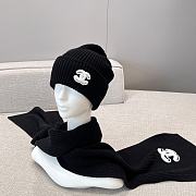 Chanel Combo Scarf/Beanie Cashmere Black 22820 - 1