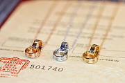 Cartier Love Neckalce Double Ring Gold/Silver/Rose Gold - 3