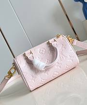 LV Nano Speedy Monogram Empreinte Leather Snowy Pearl M27107 - 16x10x7.5cm - 6