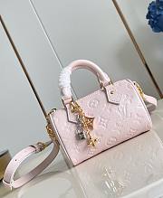 LV Nano Speedy Monogram Empreinte Leather Snowy Pearl M27107 - 16x10x7.5cm - 4