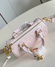 LV Nano Speedy Monogram Empreinte Leather Snowy Pearl M27107 - 16x10x7.5cm - 2