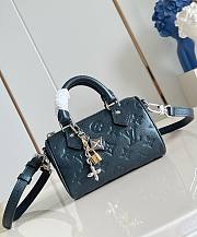 LV Nano Speedy Monogram Empreinte Leather Shimmery Ink M27501 - 16x10x7.5cm - 1