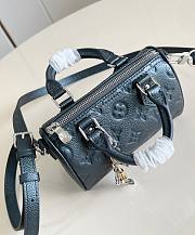 LV Nano Speedy Monogram Empreinte Leather Shimmery Ink M27501 - 16x10x7.5cm - 3