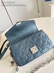LV Pochette Metis East West Monogram Empreinte Leather Shimmery Ink M26456 - 21.5x13.5x6cm - 3