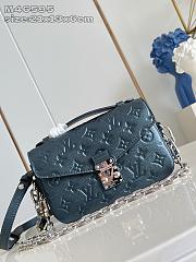 LV Pochette Metis East West Monogram Empreinte Leather Shimmery Ink M26456 - 21.5x13.5x6cm - 1