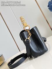 LV Capucines Mini Taurillon Leather Black M14177 - 21x13.6x8cm - 2