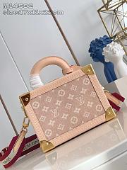 LV Travels With Grace Coddington Petite Valise Meowgram M14592 - 22.5x17.5x11cm - 2