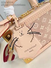 LV Travels With Grace Coddington Petite Valise Meowgram M14592 - 22.5x17.5x11cm - 3