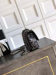Chanel Evening Bag Strass & Gold Tone Metal Black & Multicolour - 21x13x8cm - 4