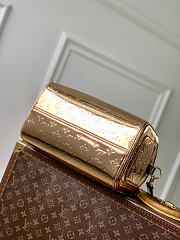 LV Ski Speedy Bandouliere 25 Monogram Embossed Canvas Copper M26497 - 25x19x15cm - 6