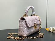 LV Ski Nano Madeleine Monogram Empreinte Leather Snowy Pearl M12211 - 21x12.5x6cm - 5