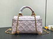 LV Ski Nano Madeleine Monogram Empreinte Leather Snowy Pearl M12211 - 21x12.5x6cm - 4