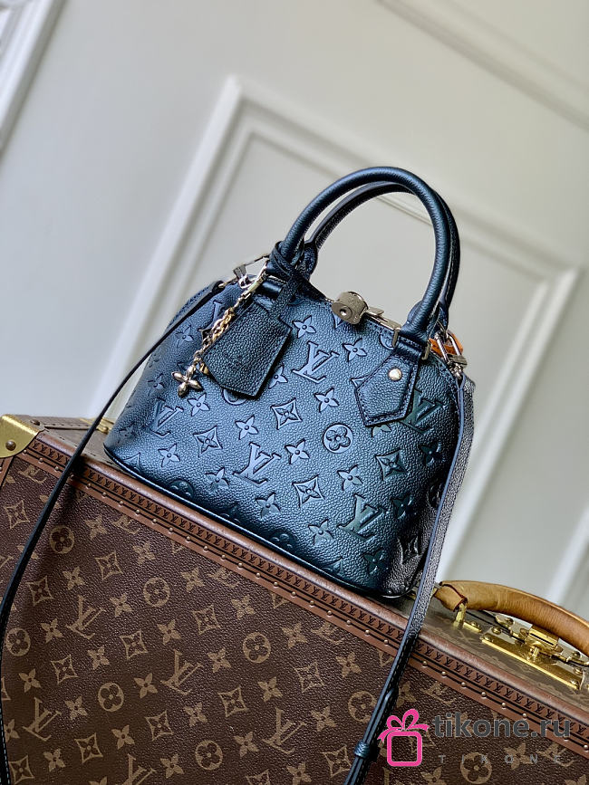 LV Ski Monogram Empreinte Leather Shimmery Ink M26686 - 23.5x17.5x11.5cm - 1