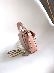 Bvlgari Serpenti Forever Phone Case In Pink Calf Leather - 19x10x3.5cm - 5