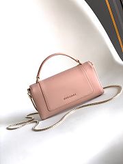 Bvlgari Serpenti Forever Phone Case In Pink Calf Leather - 19x10x3.5cm - 6