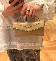 Bvlgari Serpenti Forever Phone Case In Beige Calf Leather - 19x10x3.5cm - 5