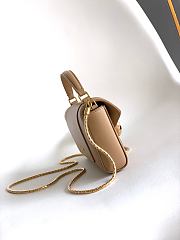 Bvlgari Serpenti Forever Phone Case In Beige Calf Leather - 19x10x3.5cm - 3