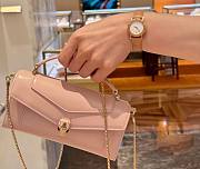 Bvlgari Serpenti Forever Phone Case In Pink Calf Leather - 19x10x3.5cm - 2