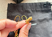 Ysl Monogram Palm Tree Earrings Gold - 2