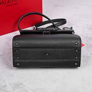 Valentino Garavani Small Vsling Handbag With Jewel Logo Embroidery Black - 22x17x9cm - 2