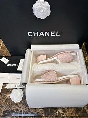 Chanel Mules Quilted Lamskin Light Pink  - 6