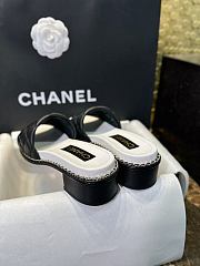 Chanel Mules Quilted Lamskin Black - 4