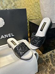 Chanel Mules Quilted Lamskin Black - 3