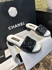 Chanel Mules Quilted Lamskin Black - 5