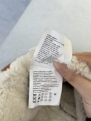 Miumiu Shearling Sheepskin Trapper Hat Camel Brown - 5