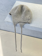 Miumiu Wool And Cashmere Hat Gray - 5